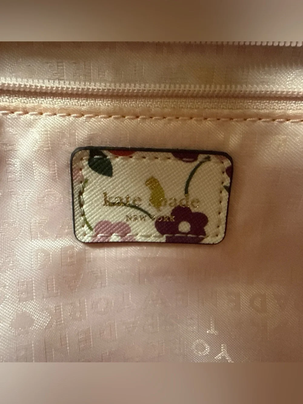 Kate Spade Black Floral Tote Bag